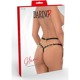 Стринги с цепочками S/M Glam Daring Intimates, черные