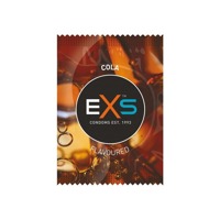 Презервативы со вкусом Колы анатомические EXS Flavoured Cola веганские (цена за 5 шт.)