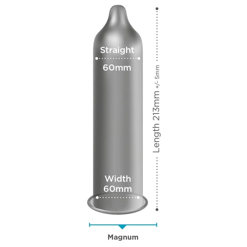 Презервативы большого размера EXS Magnum LARGE веганские (цена за 5 шт.)