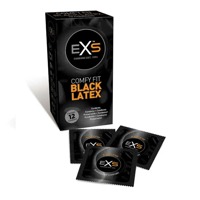 Презервативы черного цвета латексные Exs BLACK Latex веганские (цена за упаковку, 12 шт.) Презервативы черного цвета латексные Exs BLACK Latex веганские (цена за упаковку, 12 шт.)