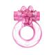 Кольцо эрекционное с вибрацией Baile bunny, розовое, 1.5 см