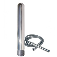 Анальний душ со шлангом Joy Division Aluminium Intimate Douche, стальной
