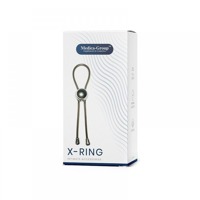 Эрекционное лассо X-Ring Medica Group, силиконовое, черное