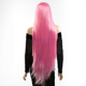 Парик длинный Fetish Hair розовый, 100 см