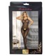Комбинезон эластичный в сеточку Star Night Passion Delicate черный, XS-M