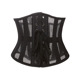 Корсет из сетки Star Night Steel Bones Grid Corsets с крючками и шнуровкой, черный, M (без коробки)