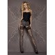 Чулки черные с фантазийными узорами Ballerina's Secret 416 (20 den), L/XL