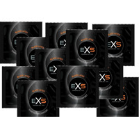 Набор черных латексных презервативов Exs BLACK (цена за 10 шт.)