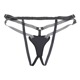 Трусики для страпонов Sportsheets Aurora High Waisted черные