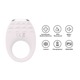 Вибрационное эрекционное кольцо Every Night Toys с подсветкой, белое
