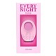 Вибрационное эрекционное кольцо Every Night Toys с подсветкой, белое