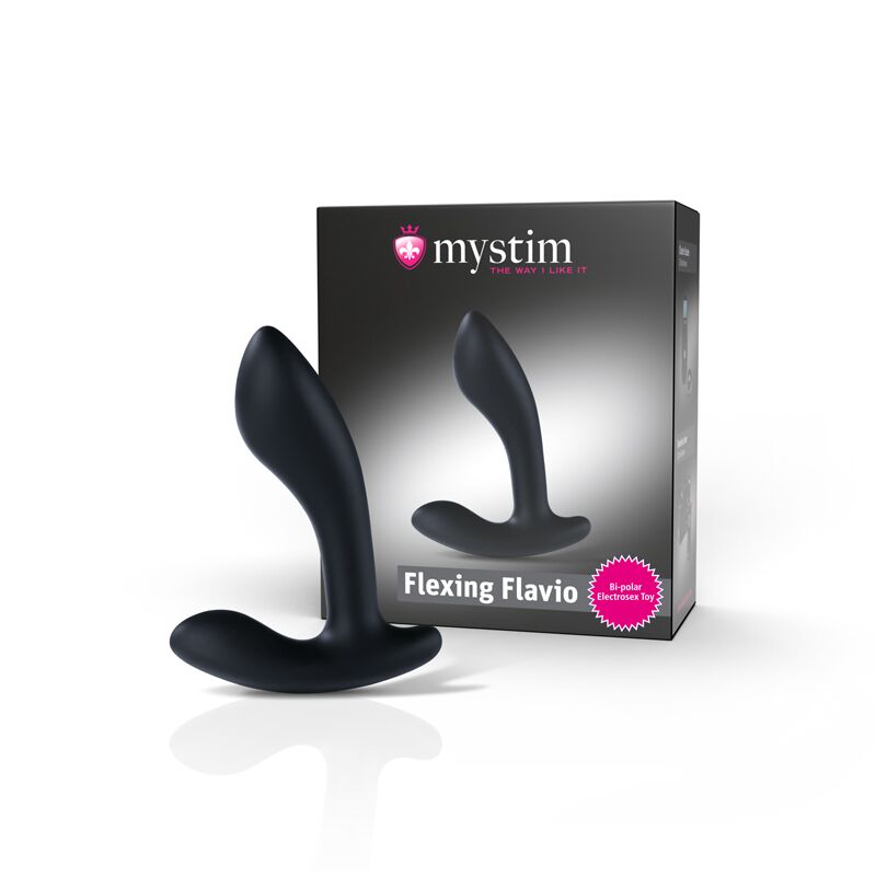 Массажер простаты Mystim Flexing Flavio с моделированием формы для электростимулятора, диаметр 3см