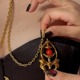 Зажимы для сосков UPKO Pulling Chain Nipple Clamps с цепочкой-ожерельем, золотистые