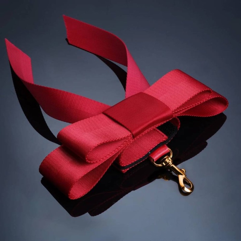 Система фиксации на кровать UPKO Bowknot Bed Restraint Straps с бантиками, красная