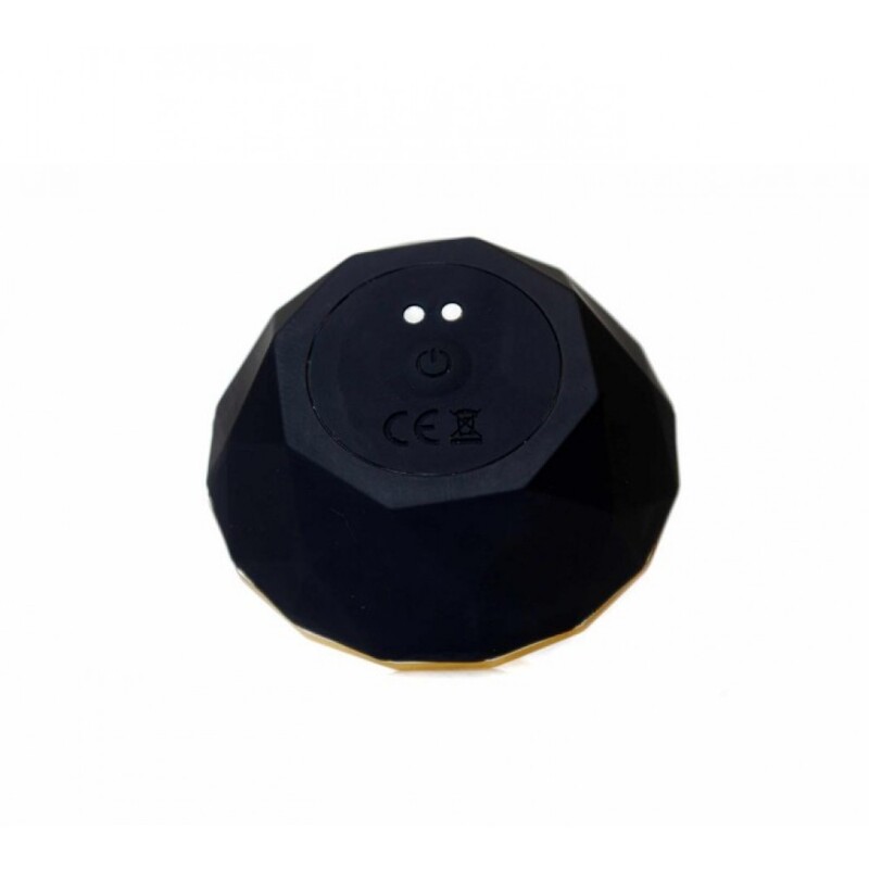Вакуумный стимулятор клитора Diamond Air Massager USB 7 Function золотий