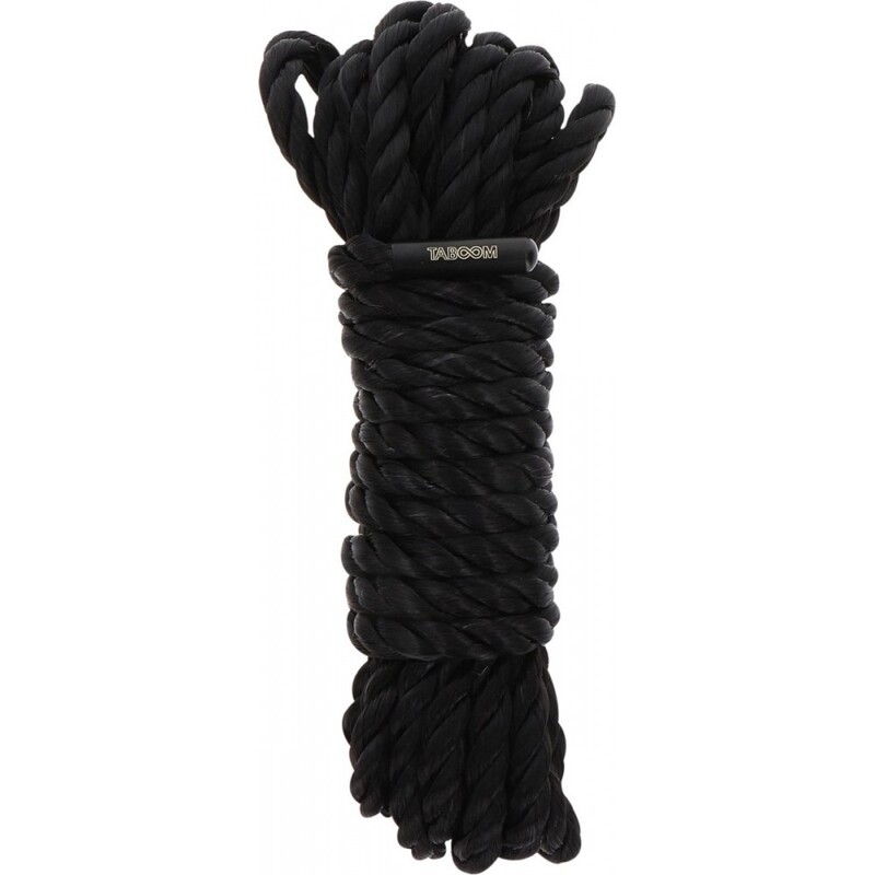 Бандажная веревка Taboom Вondage Ropes черная, 5 м