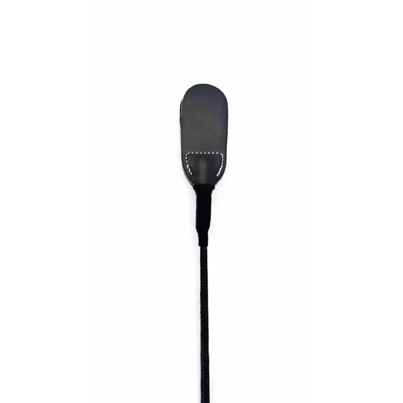 Стек DS Fetish экокожа Whip PU Leather riding crop, черный, 45 см