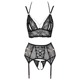 Комплект белья Bra Suspender Set L