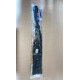 Флогер кожаный ZADO TOOLS Leather Flogger с плетенной ручкой, черно-синий