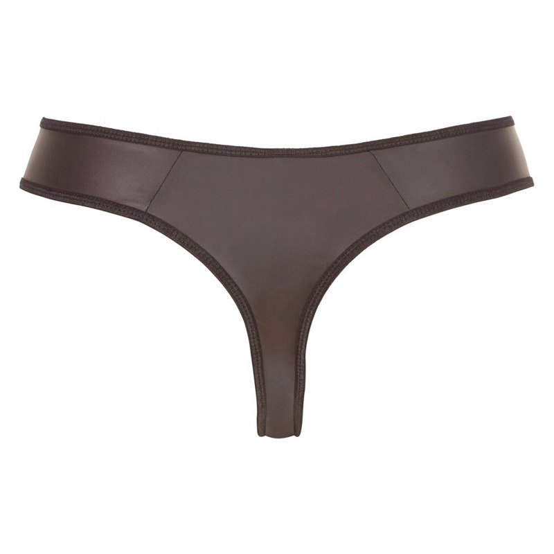 Мужские стринги со стразами по молнии Sven Joy Ment Men's String, черный, S