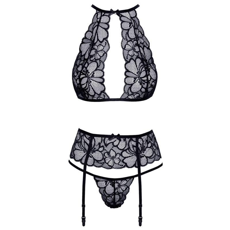Комплект белья и нежного цветочного кружева Bra Set Lace S/M