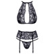 Комплект белья и нежного цветочного кружева Bra Set Lace S/M