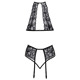 Комплект белья и нежного цветочного кружева Bra Set Lace S/M