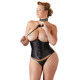 Корсет с открытым бюстом Cottelli Collection Underbust Corset со шнуровкой, черный, XL