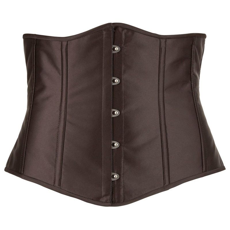 Корсет с открытым бюстом Cottelli Collection Underbust Corset со шнуровкой, черный, XL