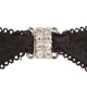 Комплект белья Rhinestone Shelf Bra Set 80B/M