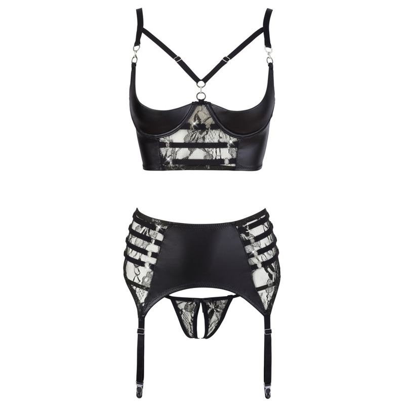 Комплект белья Shelf Bra Suspender Set 85B/L