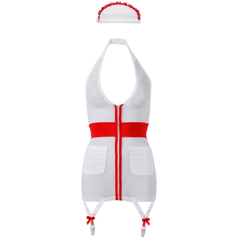 Костюм медсестры Cottelli Collection Nurse 2 предмета, белый, M