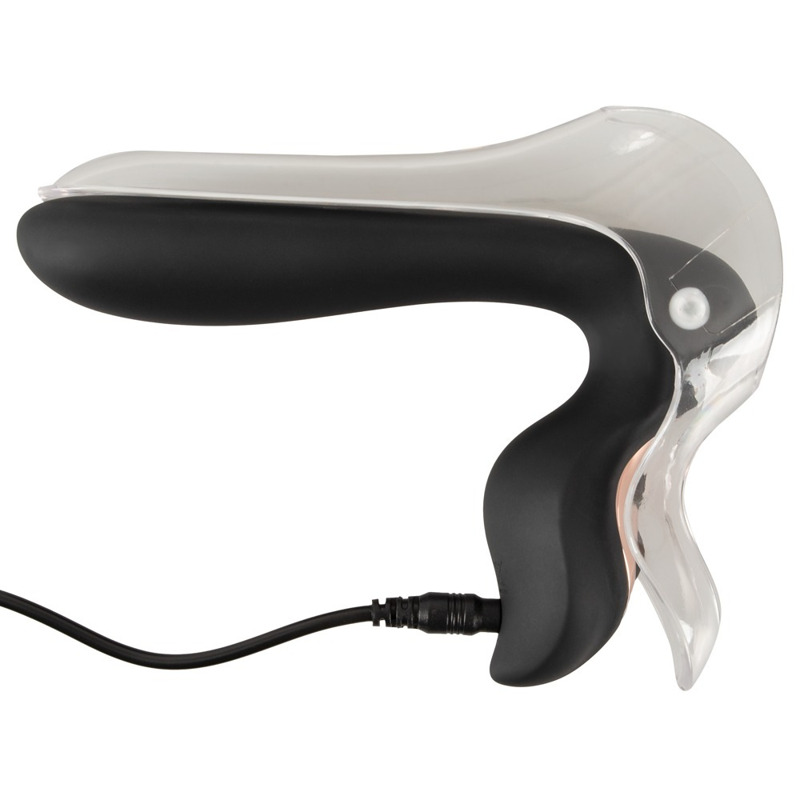 Расширитель для вагины Bad Kitty Vibrating Speculum со встроенным светодиодом и вибрацией