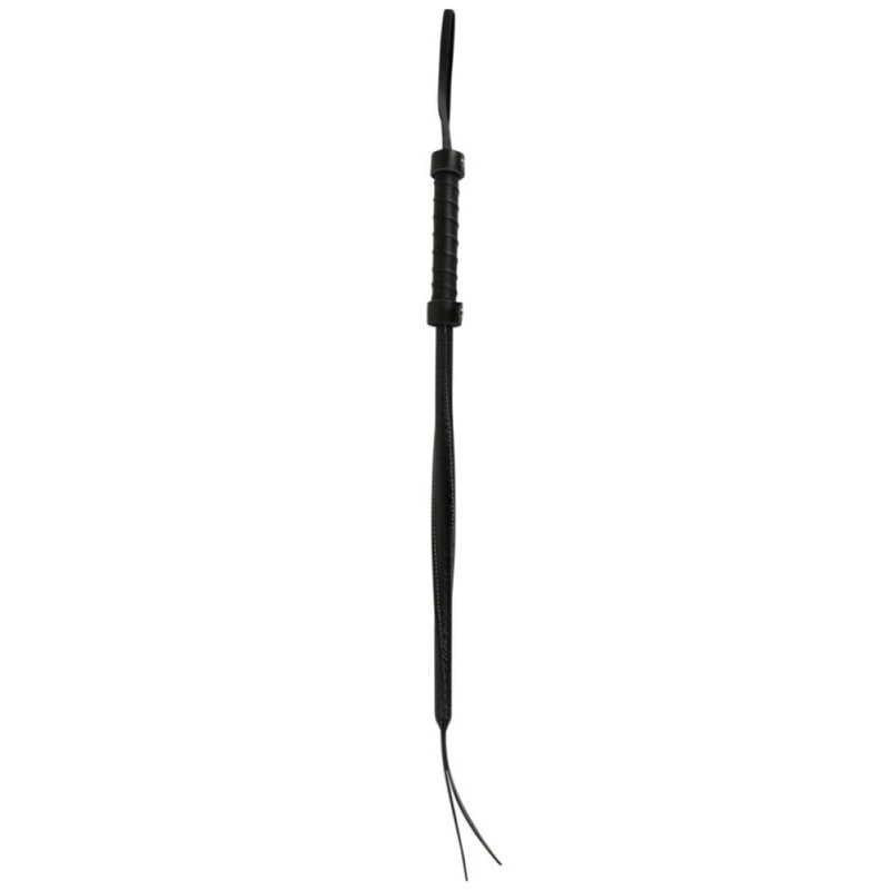 Кнут с раздвоенным кончиком ZADO TOOLS кожаный, черный, 68 см