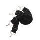 Фиксаторы на кровать с карабинами. черные Bed Restraints Taboom