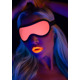 Маска на глаза, светящаяся в темноте Taboom Blindfold розово-черная