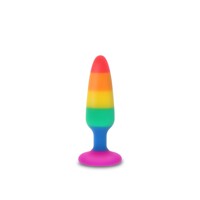 Анальная пробка TOY JOY Twink, M, разноцветная, 11 х 3 см