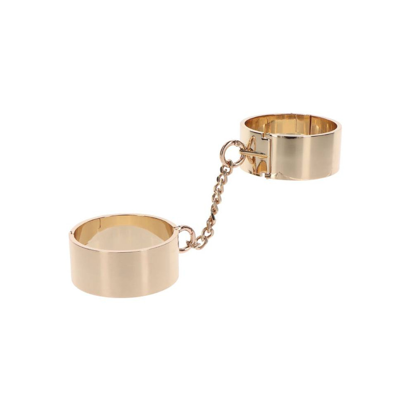Наручники золотистые металлические Slave Wrist Cuffs TABOOM
