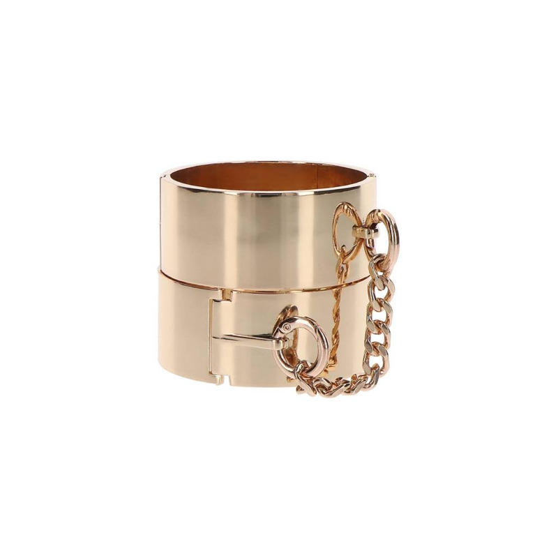 Наручники золотистые металлические Slave Wrist Cuffs TABOOM