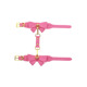 Поножи с бантиками Taboom Malibu Ankle Cuffs из веганской кожи, розовые