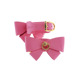 Поножи с бантиками Taboom Malibu Ankle Cuffs из веганской кожи, розовые