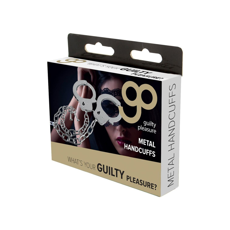 Металлические наручники GP METAL HANDCUFFS LONG CHAIN