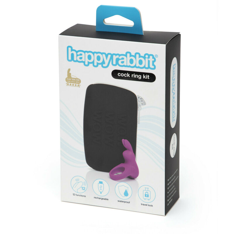 Эрекционное кольцо+сумочка для хранения Happy Rabbit Cock Ring Kit (2 Piece)