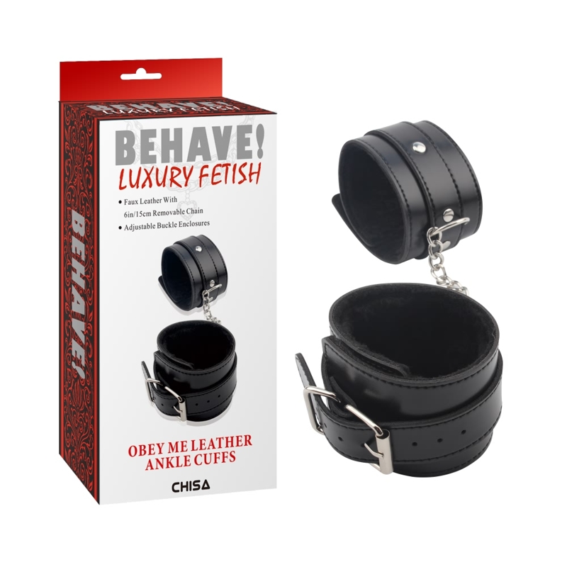 Поножи с заклепками Chisa Behave! Obey Me,черные