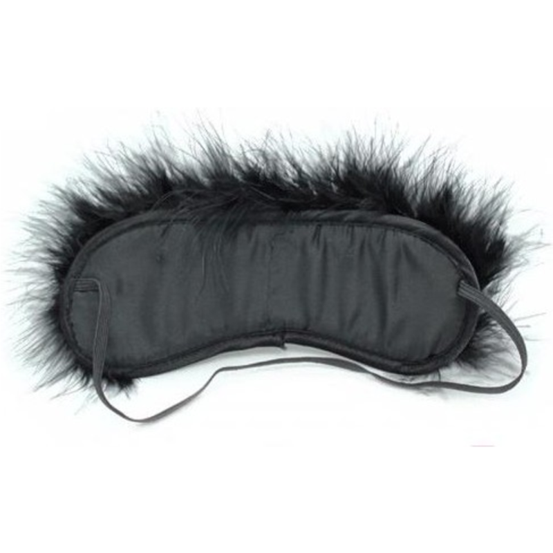 Маска на глаза с мехом Flocky blindfold leopard