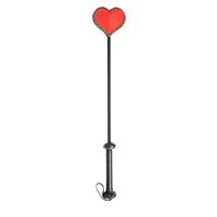 Стек DS Fetish Crop heart red/black