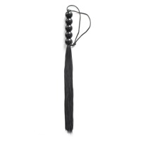Кнут черный, ручка из шариков FLOGGER, 45 см
