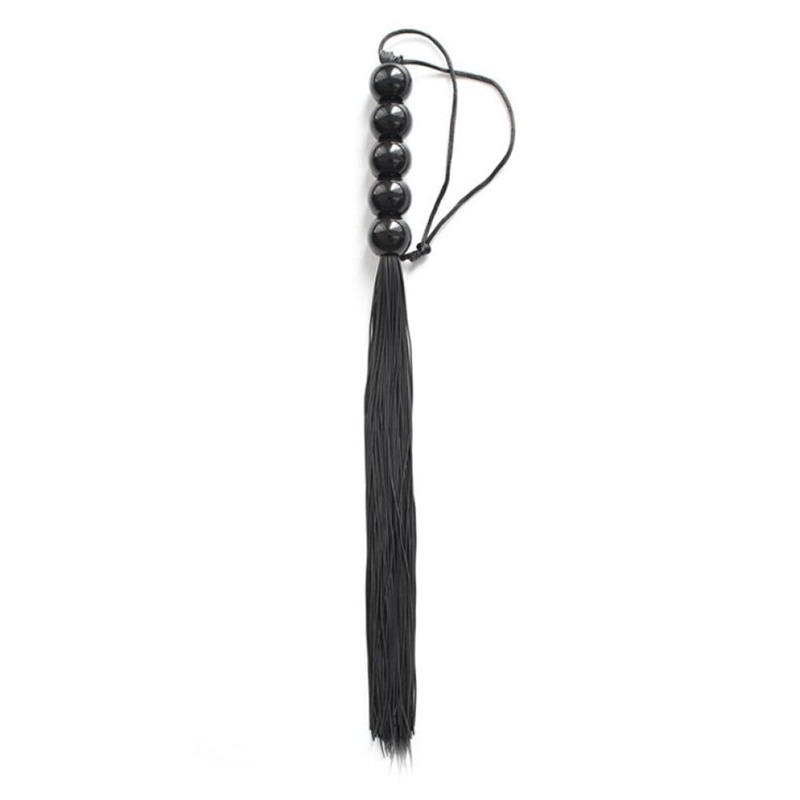 Кнут черный, ручка из шариков FLOGGER, 45 см