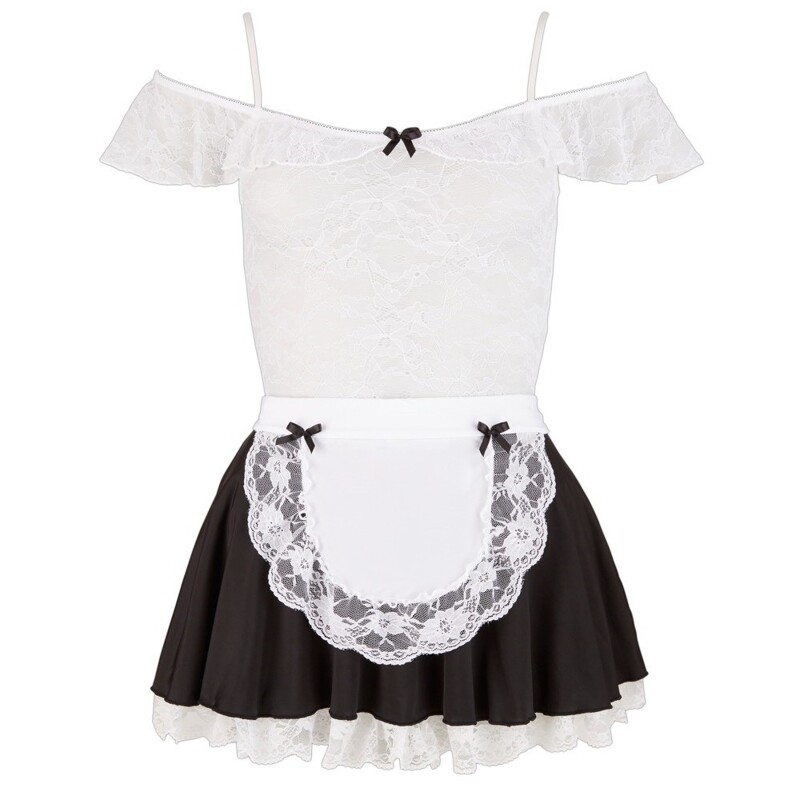 Костюм горничной Cottelli Collection Maid's Dress 2 предмета, M