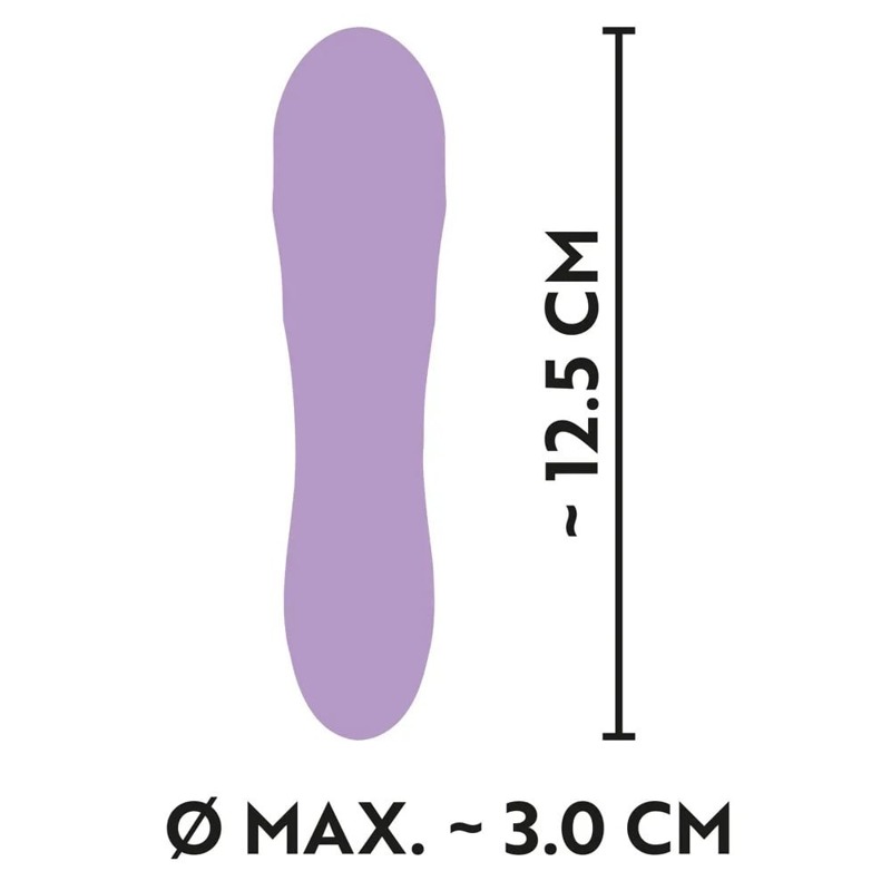 Мини-вибратор с рельефом You2Toys Cuties Gene лиловый